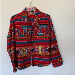 Multicolor Chico’s jacket size 1